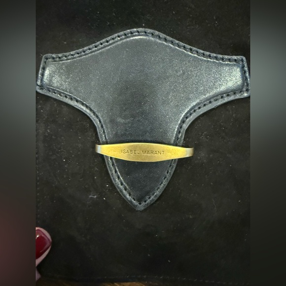 Isabel Marant Black Suede Mini Crossbody Bag - Picture 6 of 8